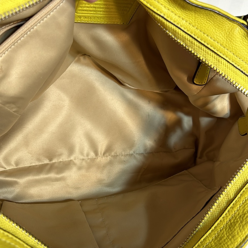 Coach Yellow Leather Shoulder Bag - Picture 6 of 10